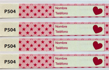 Pulseras Identificativas REF.P504